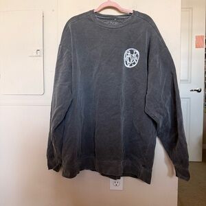 The Favors Dream Graphic Sweatshirt XXXL Faded Black Oversized Streetwear